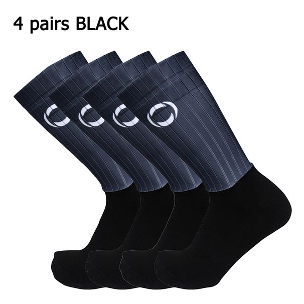 4 Pairs Of Sports Multi Style Anti Slip Breathable Silicone Men's And Women's Outdoor Cycling Running Socks_desvips.com