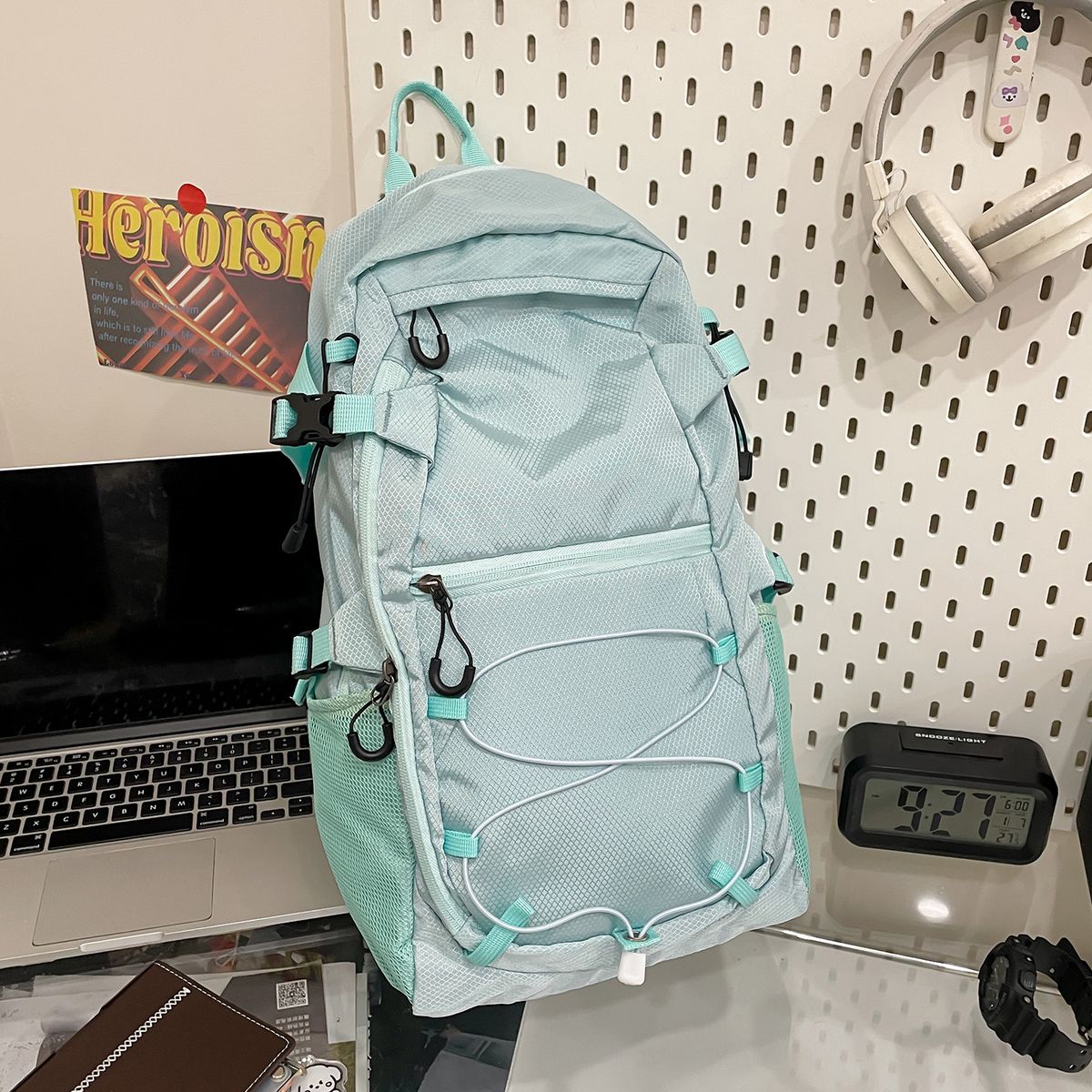 Mountain Style Workwear Sports Water-Resistant Hiking Lightweight Trekking Laptop Bag Trendy Versatile College Student_desvips.com
