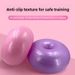 Pilates Donut Yoga Ball, Thickened Explosion-proof Ball For Sports Fitness, Stability And Balance Hemisphere_desvips.com