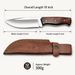 10 Inch Fixed Blade Hunting Knife Made Of D2 Steel_desvips.com