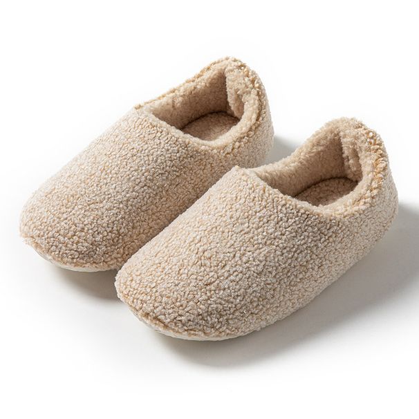 RenMou Bag Root Hairy Indoor Stay At Home Women Keep Warm All Year Round Postpartum Slippers Cotton Shoes Exclusive Supply_desvips.com