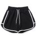 RenMou 2024 Summer New Sport Three Part Women's Shorts For Outwear, Running, Leisure, High Waist, Slimming Sleep Pants, Exclusive Supply_desvips.com
