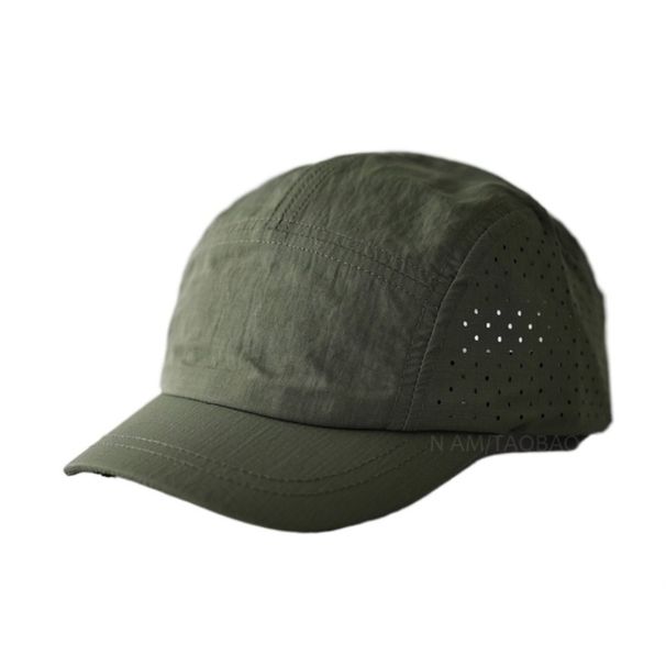 Polyester Breathable Mesh Baseball Caps Short Brim Quick Drying Thin Sun Protection Hats UV Protection With Breathable Mesh_desvips.com