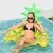 Inflatable Animal-Shaped Hammock With Cup Holder & Mesh Seat - Floating Water Chair For Pool, Lake & Beach Relaxation_desvips.com