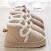 Snow Boots Women's Winter Wear 2025 New Thick-soled Warm, Piled, Thickened Wool Bag And Non-slip Cotton Slippers_desvips.com