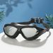 Qilang Large Frame Goggles For Adults, Electroplated Non-Prescription Waterproof Anti-Fog Boxed Diving Goggles, Eye_desvips.com