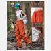 001 Women's Outdoor Mountain Hiking Cargo Quick-Dry Sports Paratrooper Spring Autumn Dopamine Long Pants_desvips.com