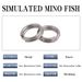 304 Stainless Steel Flattening Ring, Double Layer Flattening Ring For Fishing Lures, Small Fishing Accessories (50 Pieces/bag)_desvips.com