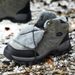 Autumn Winter High-top Outdoor Warm Hiking Cotton Couple Style Trekking Shoes Plus Size_desvips.com