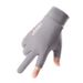 Cycling Gloves Ice Silk Gloves Men's Summer Leaking Two Fingers Takeaway Cycling Driving Outdoor Sun Protection Thin Gloves_desvips.com