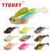 Lure Bait Ten Colors Silicone Soft Bait Mini T Tail Lead Fish 6cm8g Anti Hanging Bottom Jumping Fish Upturned Mouth Bass Bait_desvips.com