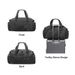 Heavy Duty Durable Duffel Bag - Multi-Compartment, Luggage-Attachable Travel Sport Gear | Ideal For Gym & Outdoor_desvips.com