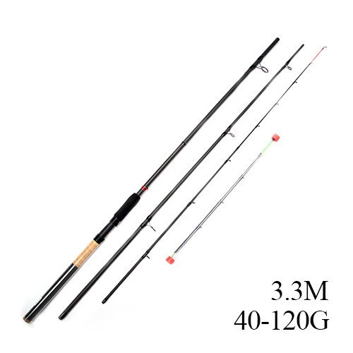 Three-Section Fishing Sea Lure Carbon Casting Three Tip Hard Adjustment FEEDER Rod_desvips.com