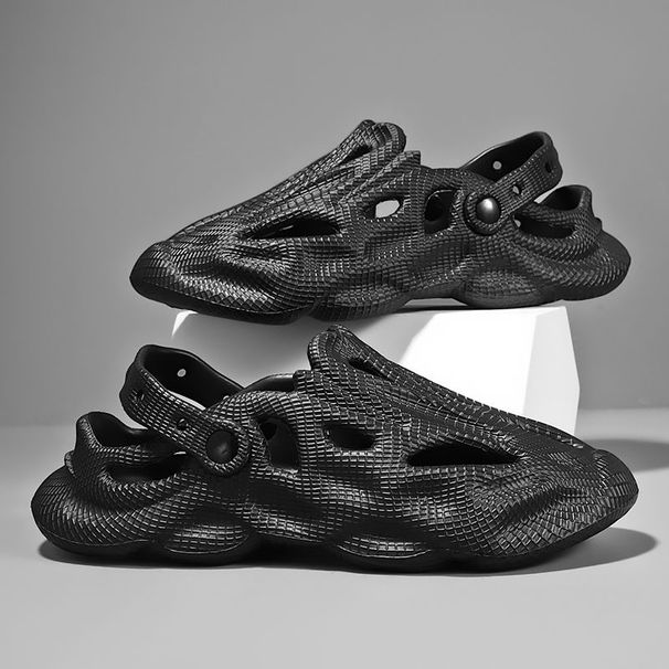 NOCOPY Comfortable Foreign Trade Summer 2025 New Men's Trendy Beach Breathable Perforated Shoes Non-slip Sandals_desvips.com
