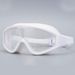 Adult Large Frame Silicone Anti-fog HD Electroplated Sunshade Transparent Glasses Eye Protection Swimming_desvips.com