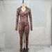 【 1587 People's Collection 】 2024 Autumn And Winter New Sexy Standing Collar Long Sleeved Waist Cinching Tight Fitting_desvips.com