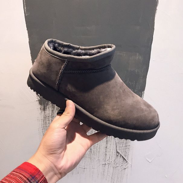 Trendy Brand Snow Men In Winter, With Added Fleece For Warmth, Outdoor Thick Bread And Cotton Shoes, Winter Northeast_desvips.com