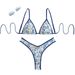 bikini Woman With Floral Split Neck Strap_desvips.com