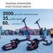 Multifunctional DIY Winter Sled Car Foldable Electric Outdoor Riding Snow Scooter_desvips.com
