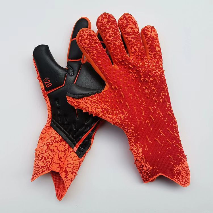 New color high-grade latex anti-slip and wear-resistant soccer goalkeeping gloves_desvips.com