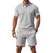 New Printed Men's Trendy Turn-Down Collar Casual Shirt Refreshing Summer Short Sleeve Top_desvips.com