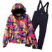 Children's Ski Wear Skiing Outdoor Warm Down Cotton_desvips.com