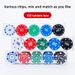 Cross-Border PP Wear-Resistant Mahjong Chess Full Set Whole Box Texas Hold'em Reward Double-Sided Thickened Chips Coins_desvips.com