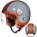 New 3C certified retro helmet with endoscope for all seasons, unisex, three quarter motorcycle and electric vehicle riding helmet_desvips.com