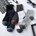 5 Pairs High Quality Lot Men's Casual Breathable Run Sports Male Cotton Winter Black Socks Men Large Size38-43_desvips.com