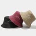 European American Style Washed Vintage Mountain Peak Embroidered Fisherman Hat, Retro Outdoor Sports Climbing Fishing_desvips.com