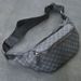 New Checkered Chest Sports Cycling Phone Waist Korean Edition Men's Shoulder Casual Fashion Crossbody Bag_desvips.com