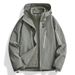 001 High-Quality Outdoor National Standard Men's Water-Resistant And Dirt-Resistant Hiking Loose Casual Trendy Brand Hooded_desvips.com