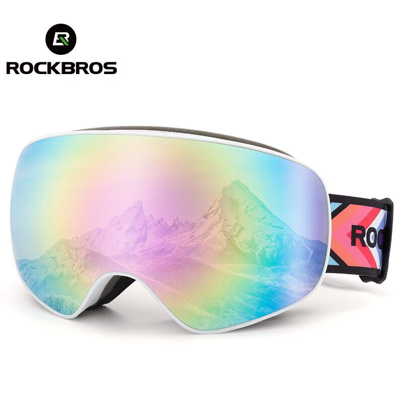 ROCKBROS Ski Goggles Snow Goggles Kids/Adults Antifog Snowboard Goggles_desvips.com