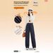 001 3-Proof Casual Women, Loose Straight-Leg Windproof Soft Shell Hiking Pants, Unisex Couple Style, Plus Size Wool Pants_desvips.com