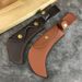 Forged Durian Outdoor Trail-breaking Hammer-patterned Sickle, Curved Knife, Fruit Knife For Cutting Sugar Cane, Banana,_desvips.com