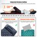 PACOONE Outdoor Camping Sleeping Pad Folding Sleep Beach Inflat Mattress With Pillows Ultralight Air Mat Travel Hiking_desvips.com