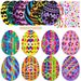 cards For Children, Colorful Eggs, Easter Novelty Bunny Ornaments, Party Scratch Art_desvips.com