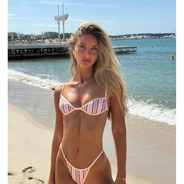 Micro Bikinis 2025 Sexy Swimsuit Women Swimwear Push Up Brazilian Bikini Set Print Biquini Stripe Beachwear Female_desvips.com