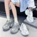 Trendy Fashion Sier Dad For Women Summer New Tire Thick Sole Breathable Mesh Sports Casual Shoes Ddmysaturn_desvips.com