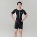 New Men's Swimsuit One-Piece Short Sleeve Diving Sun Protection Quick-Dry Rash Guard Snorkeling Sports Fitness Suit_desvips.com