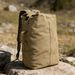 Canvas Climbing Large Capacity Daypack Top Load Duffel Bag With Adjustable Strap For Men And Women Outdoor Commuter_desvips.com