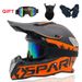 Motorcycle Off Road Helmet, All Season Full Coverage Off Road Motorcycle Helmet, Mountain Racing Downhill Full Face Helmet Riding._desvips.com