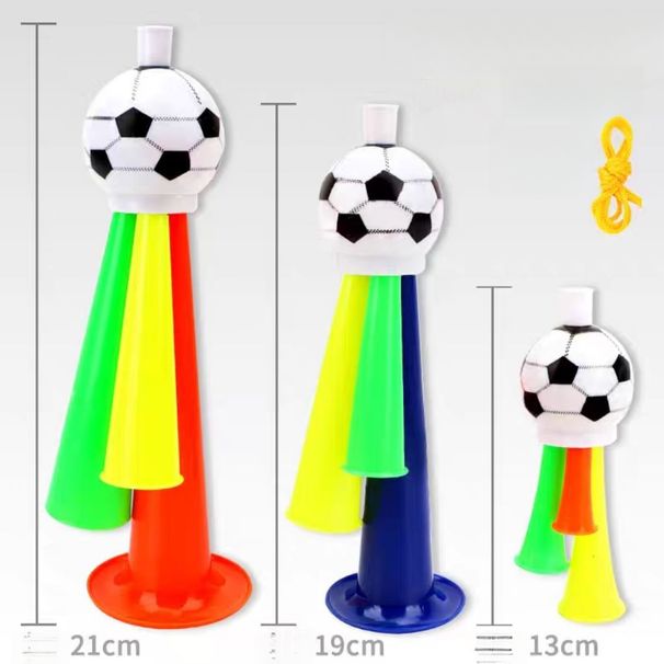 Football Horn, Children's Whistle, Mouth-blown Instrument, Sports Event Atmosphere Prop, Cheerleading Instrument_desvips.com