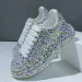 embroidered canvas white sneakers 2025 new colorblock thicksoled laceup roundtoe women's shoes_desvips.com