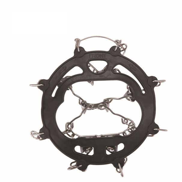 8 teeth outdoor ice mountaineering non-slip shoe cover simple non-slip chain non-slip eight teeth crampons_desvips.com