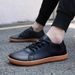 Oiaano Wide Toe Barefoot Woman Black Sneaker Man Leather Shoes Unisex Minimalist Breathable Comfort Outdoor Runn_desvips.com
