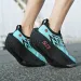 Unisex White Breathable Mesh Running Shoes Non Slip Shock Absorbing For Outdoor Sports Training_desvips.com