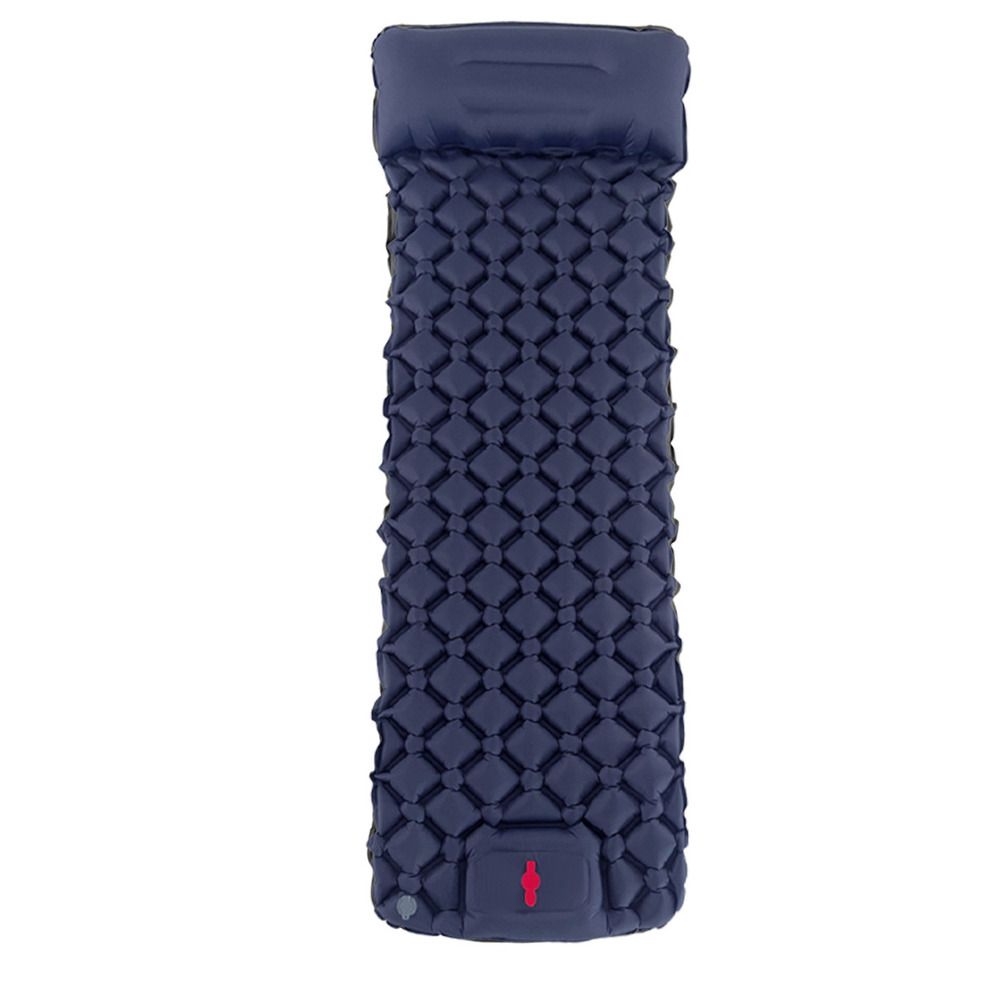 Ultra-light TPU Diamond-shaped Pillow Foot Inflatable Outdoor Tent Camping Single Portable Moisture-proof Mat_desvips.com