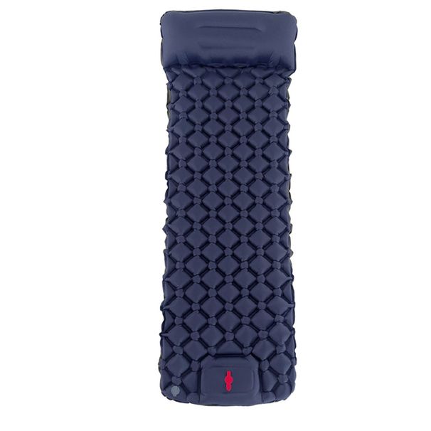 Ultra-light TPU Diamond-shaped Pillow Foot Inflatable Outdoor Tent Camping Single Portable Moisture-proof Mat_desvips.com