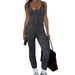 Seamless Yoga Jumpsuit Leopard Print With Removable Breast Pads Cross Strap Sports Fitness Body Building_desvips.com